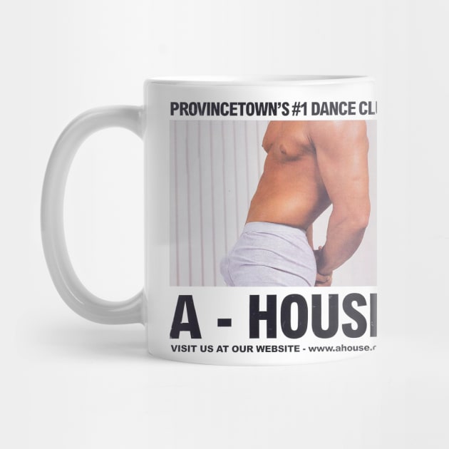 A-House Vintage Retro Gay LGBT Boston Ptown by WearingPride